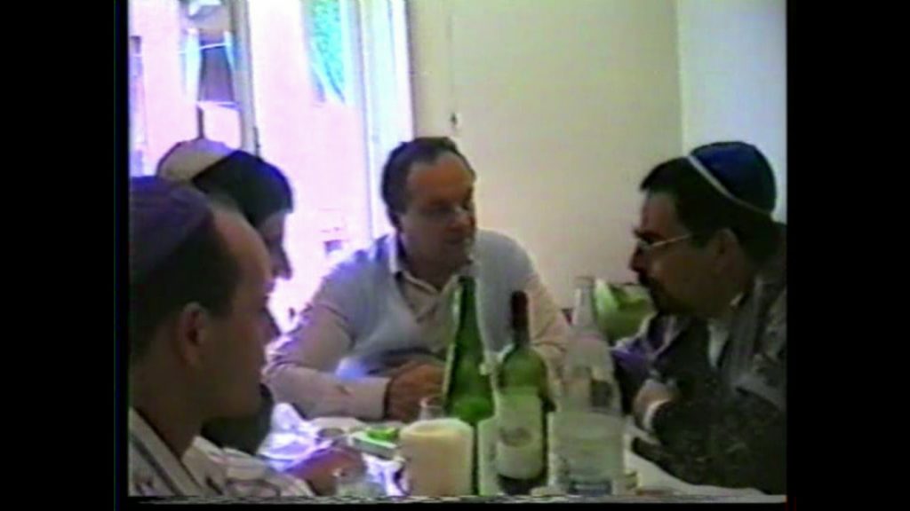 Peretz Paul Green con altri allievi del Morè Haim Wenna