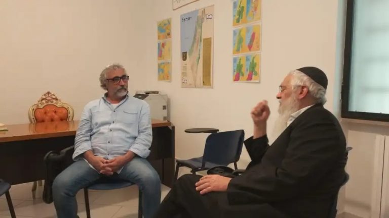 Visita del Rav Avraham Hazan alla sede della CASA DI AVRAHAM di Trani (BT)