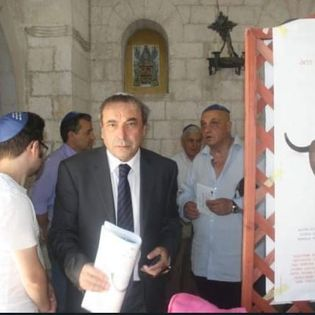 Il Morè Yisrael Dovid Bar Avraham Delle Donne nella Sinagoga Scolanova a Trani (BT).