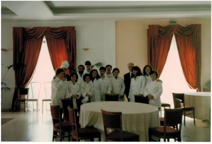 Tutti gli allievi del corso di cucina